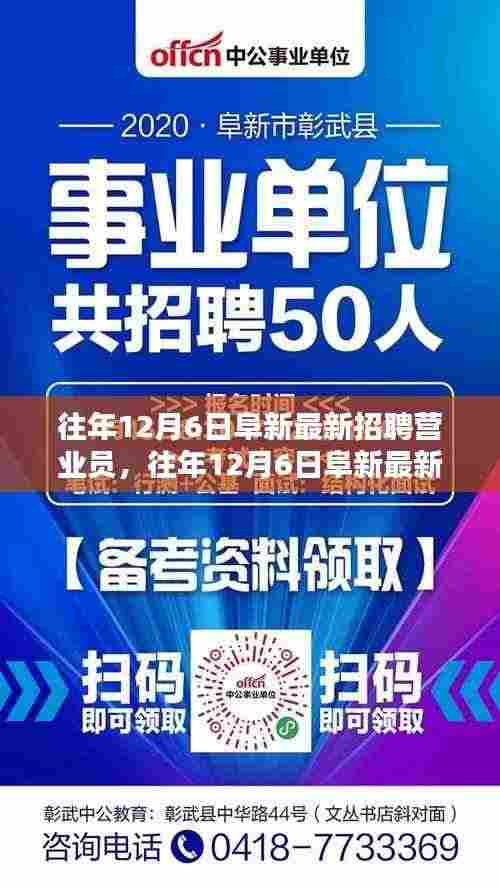 往年12月6日阜新营业员最新招聘信息及全面评测介绍