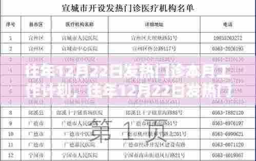往年12月22日发热门诊本月工作规划与策略分析，观点阐述及实施计划