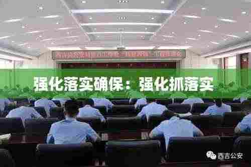 强化落实确保:强化抓落实