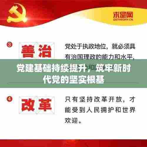 党建基础持续提升,筑牢新时代党的坚实根基