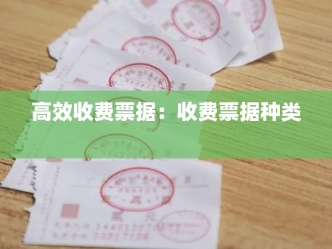 高效收费票据:收费票据种类