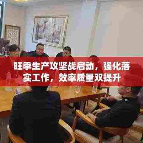 旺季生产攻坚战启动,强化落实工作,效率质量双提升