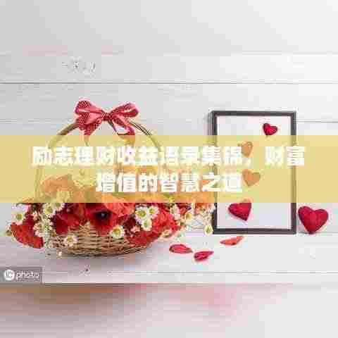 励志理财收益语录集锦，财富增值的智慧之道