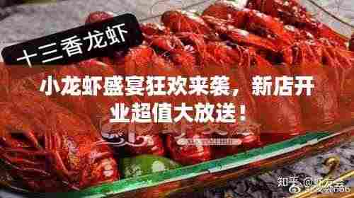 小龙虾盛宴狂欢来袭,新店开业超值大放送!