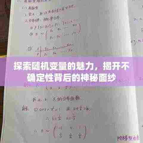 探索随机变量的魅力,揭开不确定性背后的神秘面纱