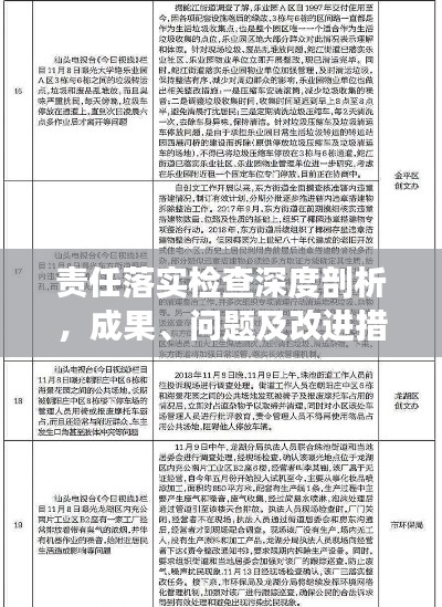 责任落实检查深度剖析,成果、问题及改进措施全揭秘